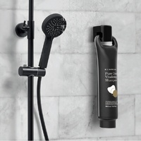 Distributeur de savon mural à clé magnétique de remplacement en 3 secondes pour douche, bain, 360ml