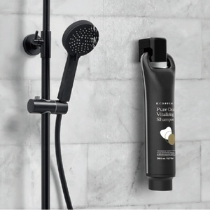 Distributeur de <span class=keywords><strong>savon</strong></span> mural à clé magnétique de remplacement en 3 secondes pour douche, bain, 360ml - Product Image 5