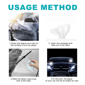 Atacado Car Glass <span class=keywords><strong>Oil</strong></span> Film Removal WipesAutomotive <span class=keywords><strong>Oil</strong></span> Film Cleaning <span class=keywords><strong>Wipes</strong></span> para pára-brisa - Product Image 5