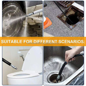 Buse de lavage à <span class=keywords><strong>haute</strong></span> <span class=keywords><strong>pression</strong></span> pour égouts et <span class=keywords><strong>nettoyeur</strong></span>, <span class=keywords><strong>embout</strong></span> de fixation pour <span class=keywords><strong>tuyau</strong></span> à <span class=keywords><strong>haute</strong></span> <span class=keywords><strong>pression</strong></span> pour le nettoyage des égouts - Product Image 6