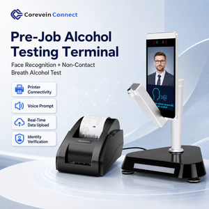 Venta Directa de Fábrica, Máquina Personalizada para Prueba de Alcohol en Aliento, Control de Acceso con Reconocimiento Facial, Control de Asistencia, Android 11, Cámara Dual - Product Image 3