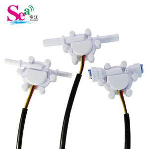 Dijiang 1/4 3/8 <b>Micro</b> Plastic POM Flow Meter 3.5-24VDC 0.1-2L/min Liquid Flow Sensor Output Pulse 0.8Mpa for RO Coffee <b>Machines</b> - Product Image 6