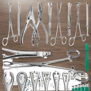 Pinzas de acero inoxidable para perforaciones corporales, alicates para anillos y bolas, para labio, ombligo y septum - Product Image 2