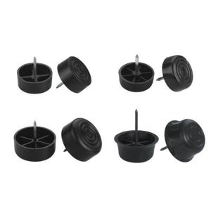 Useful Round <b>Plastic</b> Leg Diameter 30mm 34mm 48mm and 50mm with Metal Nail on Furniture Glides - Product Image 1