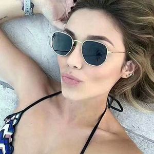 แว่นกันแดดทรงเหลี่ยมกรอบโลหะฟิล์มเมอร์คิวรี่โอเชียนแฟชั่นใหม่ปี 2025 กรอบเล็กสำหรับผู้ชายและผู้หญิง - Product Image 4