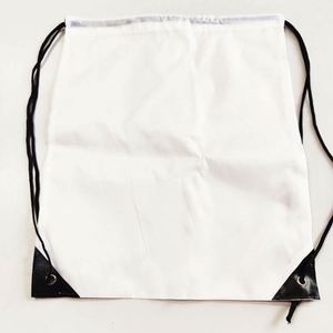 Custom Logo Durable 210D Nylon Pull <b>String</b> Drawstring <b>Bag</b> Draw <b>String</b> Backpack with Single Double Sided Printing - Product Image 5