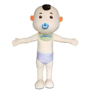 Venta al por mayor traje de la mascota para bebé-Disfraz personalizado de tamaño real para bebé, disfraz de Mascota para pañales, publicidad, 4211
