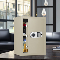 Coffre-fort pour hôtel vente directe d'usine Double assurance coffre-fort antivol Passoward coffres-forts d'empreintes digitales pour la maison AL002-50 d'hôtel