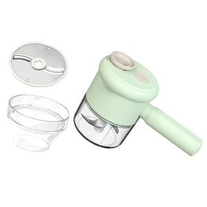 Juego de utensilios de cocina recargables por USB 4 en 1, cortador de cebolla para alimentos vegetales de mano, cortador de frutas y verduras para Cocina - Product Image 6