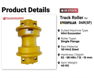 Phụ Tùng Xe Ủi Đất Phụ Tùng Xe Đẩy Dưới Con Lăn Theo Dõi Dưới Cho Caterpillar D6R Con Lăn Dưới Một Mặt Bích - Product Image 2