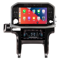Autoradio Android avec écran tactile 13,3'' + 10'', CarPlay et panneau de climatisation, navigation pour Ford F150 Raptor 2009-2014
