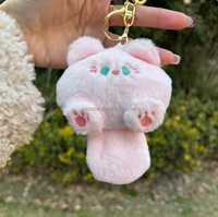 Porte-clés en peluche chat de dessin animé Kawaii, mini jouet en peluche doux, pendentif de sac, accessoires décoratifs