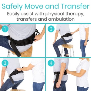 Transfer Belt With Handles Medical Nursing Safety <strong>Gait</strong> Patient Assist for Bariatric, <strong>Pediatric</strong>, Elderly, Handicap - Product Image 3