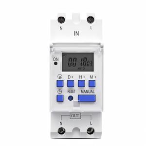 Minuteur électronique programmable <span class=keywords><strong>hebdomadaire</strong></span> CNFLY AHC30A avec couvercle transparent, fonction de retard de 24 heures, alimenté par piles - Product Image 2