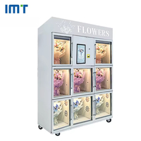 Distributeur Automatique de Bouquets de Fleurs Fraîches en Libre-Service Extérieur à Écran Tactile