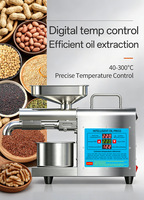 Nouvelle Presse à Huile Intelligente en Acier Inoxydable, Petite, pour Usage Domestique et Commercial, Pressage à Froid et à Chaud, Vente en Gros, Exportation, Extracteur d'Huile