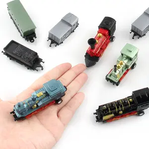 Новый другой сплав Ретро Паровая модель потяните назад автомобиль Образовательный детский набор сплайсинга поезд игрушки для детей