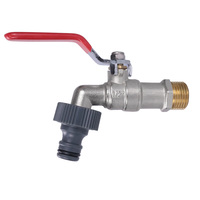 TMOK Offre Spéciale 1/2 3/4 "en laiton Patio Bib Cock Water Can Faucet Tap Bibcock
