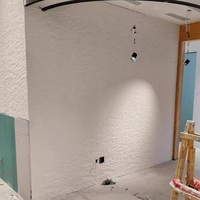 Panneaux muraux 3d imperméables Revêtement mural flexible en pierre mcm Tuile décorative pliable en pierre effet travertin pour mur