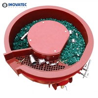 Machine de finition vibratoire, vibro-tumbler, forme de bol, surface métallique, acier inoxydable, barre de débavurage, polissage par vibration