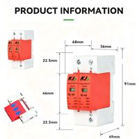 CE 2P 3P 4P 20KA-40kA 500V 600V 800V 1000V solaire photovoltaïque DC SPD dispositif de Protection contre les surtensions dispositif de Protection contre les surtensions