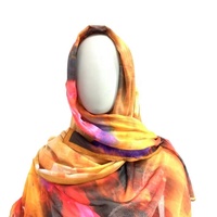 Faire sur commande propre marque Tudung Malaisie écharpe avec bas quantité minimale de commande numérique imprimé