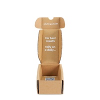 Boîte d'expédition en papier Kraft Pulida 2025, boîte d'emballage en carton rigide, petites boîtes en Kraft pour l'expédition