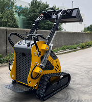 Mini-chargeuse sur chenilles CYV Chine, moteur diesel, haute efficacité, machinerie agricole, godet de 0,08 m³