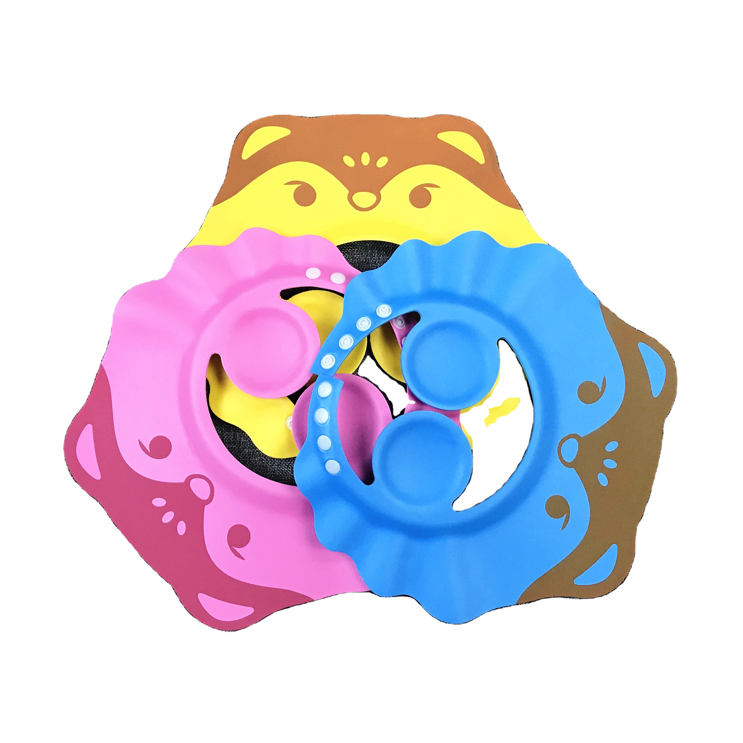 Регулируемая детская шапочка для ванной и шампуня