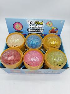 ของเล่นบีบตุ๊กตาเกี๊ยวกลิตเตอร์ กล่องสุ่มเกี๊ยวหลากสี ของเล่นบีบคลายเครียด ของเล่นเสริมพัฒนาการประสาทสัมผัส ของเล่นรูปอาหาร ของเล่นยืดหยุ่น - Product Image 4