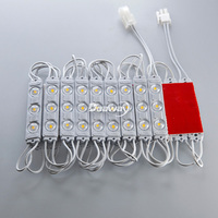 Module LED avec lentille AC 220V 110V SMD 3030 3 LED Blanc froid Blanc chaud Bleu IP65 Modules LED pour enseignes lumineuses