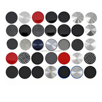 Autocollant décoratif 3D en alliage d'aluminium chromé pour enjoliveur de roue de voiture, emblème, badge, accessoires décoratifs pour VW