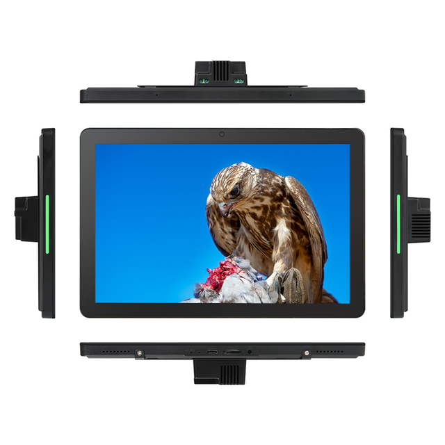 Embedded Monitor 10 Inch Android Tablet POE Ethernet Wifi LED Light Bars Wall Tablet