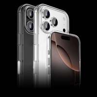 Coque magnétique transparente anti-chute pour iPhone 17 Pro Max Air