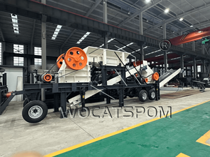 Fabricante de Trituradoras Portátiles, Trituradora de Mandíbulas Eléctrica Portátil para Oro con Transportador, Trituradora de Piedra Móvil Pequeña de 60 Tph - Product Image 2