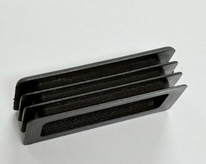 Vente en gros d'usine, bouchon d'extrémité de tube rectangulaire, embouts de pieds de meubles, quincaillerie en plastique, 30*60*16 - Product Image 2