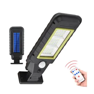 Outdoor Waterproof Energy Saving LED Street Light Solar 60/72LED 120COB Human Body Sensor Wall Light for Garden Lighting