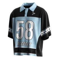 Maillots de football américain vintage personnalisés pour hommes en maille respirante respirante du fabricant professionnel