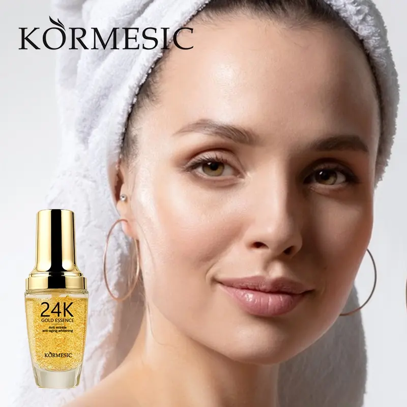 KORMESIC – sérum Anti-rides pour le visage, marque privée, or 24K, acide hyaluronique, Offre Spéciale
