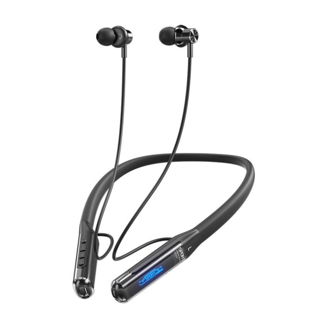 BT125 TWS Wireless Earbuds Magnetic Neckband LED JL Chipset-ENC Noise Cancellation IPX6 Waterproof 50 Hours Playtime