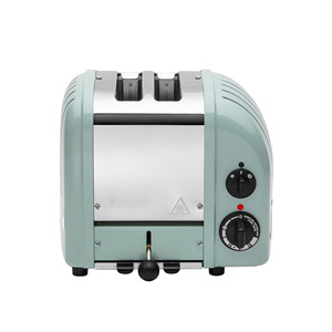 Klassischer 2-Scheiben-<span class=keywords><strong>NewGen</strong></span>-Toaster – Edelstahl – Eukalyptusfarbe – 1250 W elektrischer Brotschneider - Product Image 2