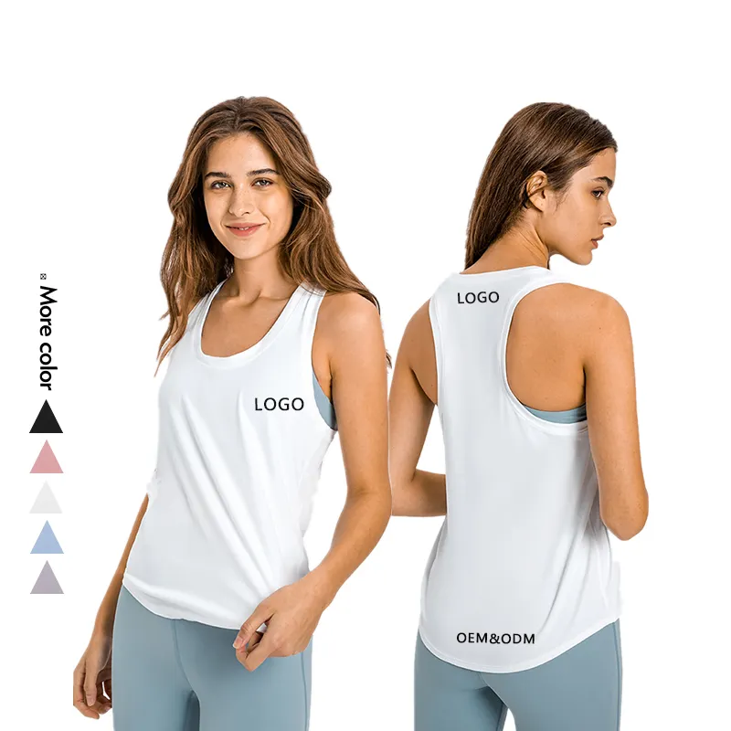 Xsunwing women summer sleeveless camisole tops fitness clothing Light weight women's gym yank tops workout outfit yoga vest