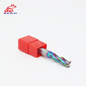 CNC công cụ DLC lớp phủ hrc60 nhôm thô cuối nhà máy không dính dao thô và xử lý tốt cắt lớn độ cứng cao - Product Image 2