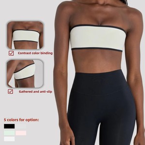 <span class=keywords><strong>Soutien</strong></span>-<span class=keywords><strong>gorge</strong></span> de sport transfrontalier pour yoga et course, haute élasticité, antichoc, maintien élevé, bretelles croisées, en Polyester/Nylon - Product Image 3