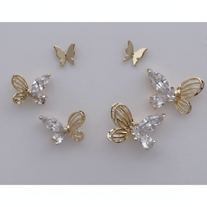 Elegante colección de joyas de broches finos de seis piezas para un ambiente tranquilo y elegante - Product Image 1