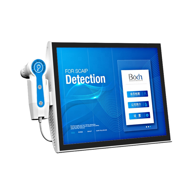 2025 Portable 3D 4D Magic Mirror Skin Scalp Analyzer Machine Handheld Mini Dermatoscope for Face Diagnosis Moisture Detection EU