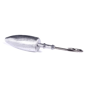 Leurre de pêche rond en métal en vrac imprimé jigging à hameçon pour la pêche en rivière - Product Image 3