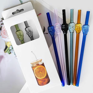 Juego de Pajitas Personalizadas en Oferta, Pajita Transparente con Caja de Color - Product Image 6