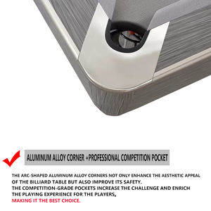 โต๊ะพูลมิสเตอร์ซุง ปี 2025 ขายดี ราคาถูก คุณภาพสูง ทำจากไม้เนื้อแข็งและแผ่นหินชนวน โครงเหล็กแรสซอน - Product Image 3
