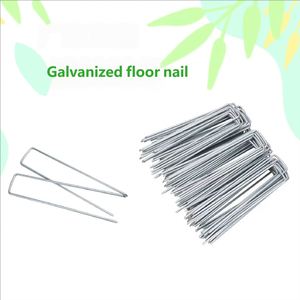 Membrana de Control de Malezas con Estacas de Acero de Aleación en Forma de U de 3 pulgadas/150 mm para Fijar Redes de Césped Artificial - Product Image 3